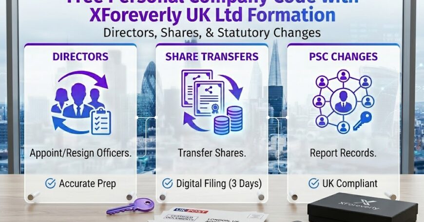 Get Your Free Personal Company Code with XForeverly UK Ltd Formation