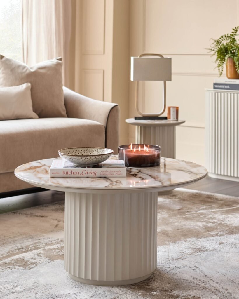 Austin natural ceramic coffee table – Dusk Front