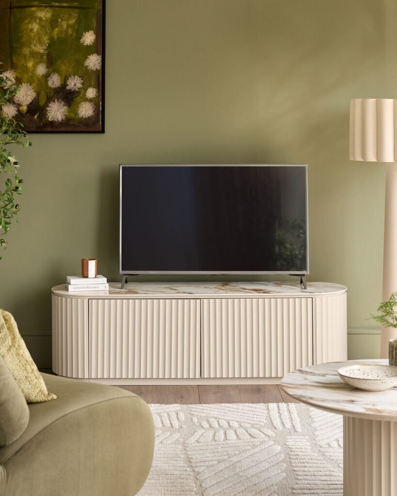 Austin natural Dusk Scotland ceramic TV unit Front