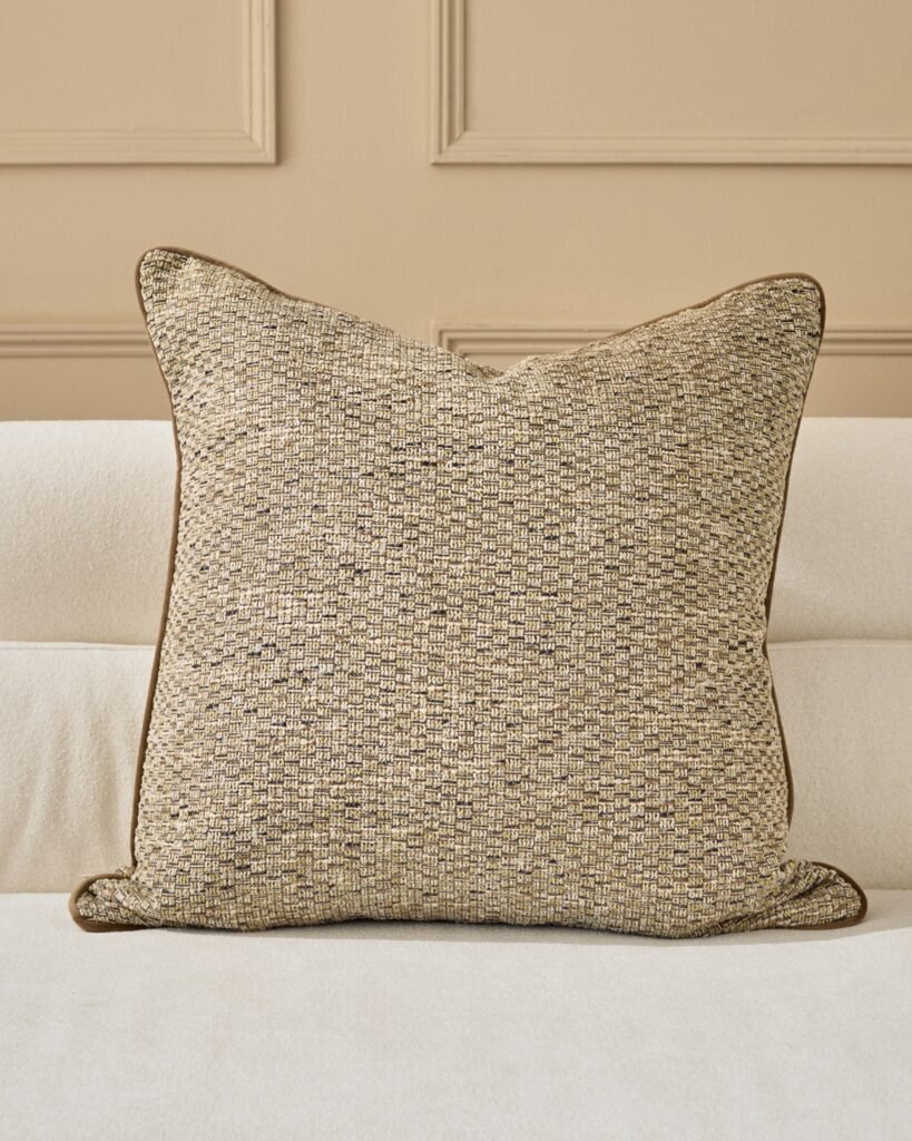Fabian green large cushion – Dusk Front