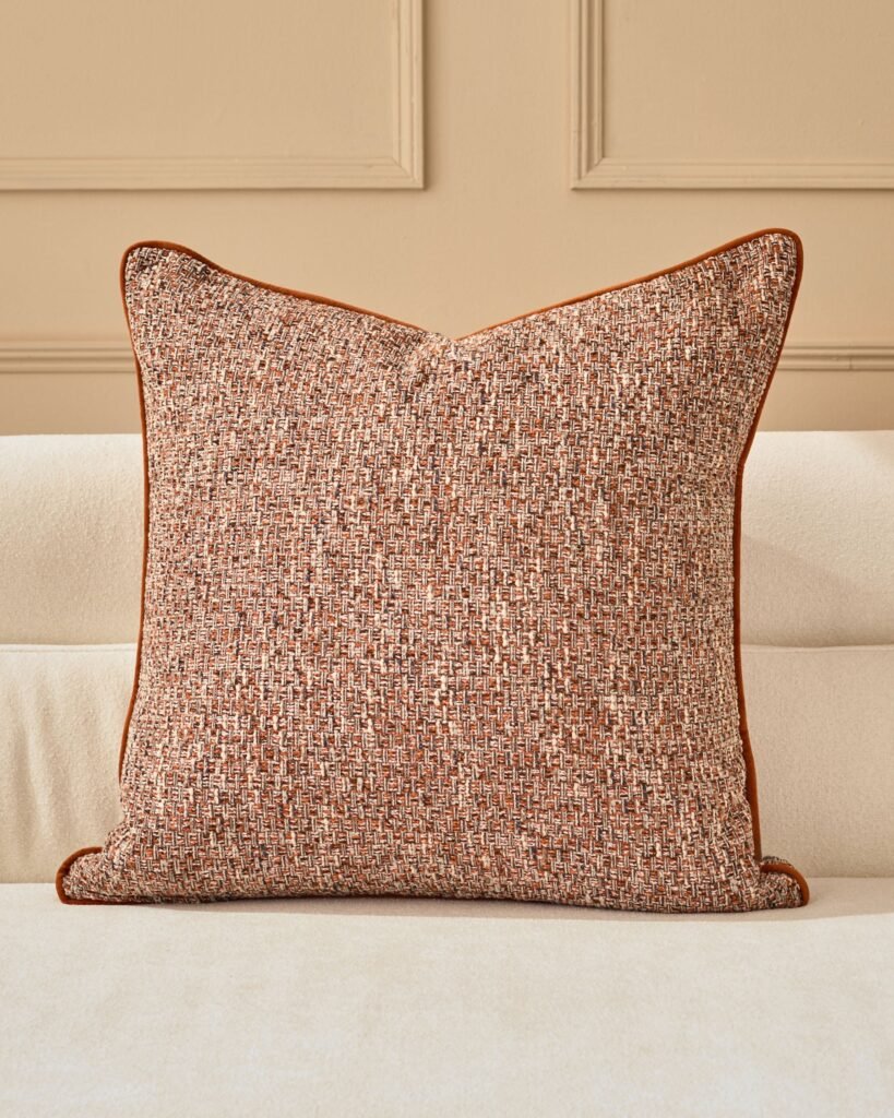 Fabian rust large cushion – Dusk Front