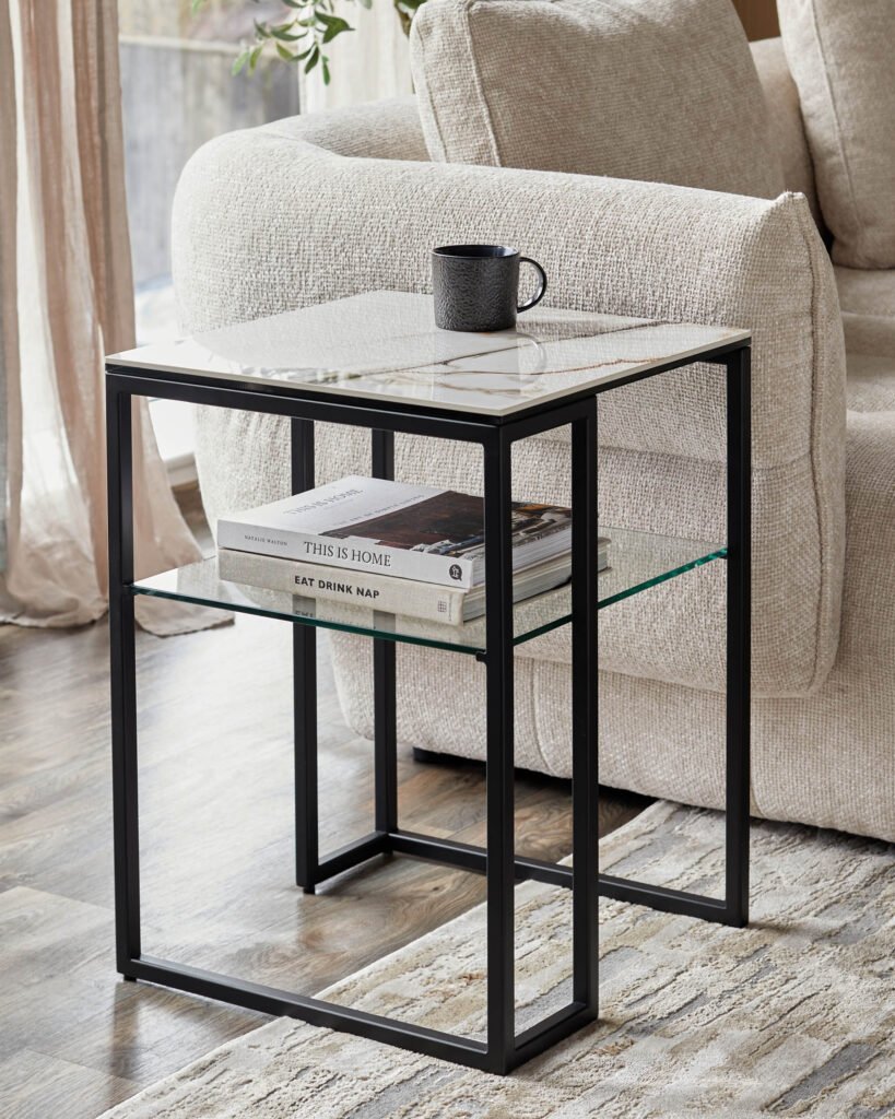 Dusk Scotland Georgia natural ceramic side table Front