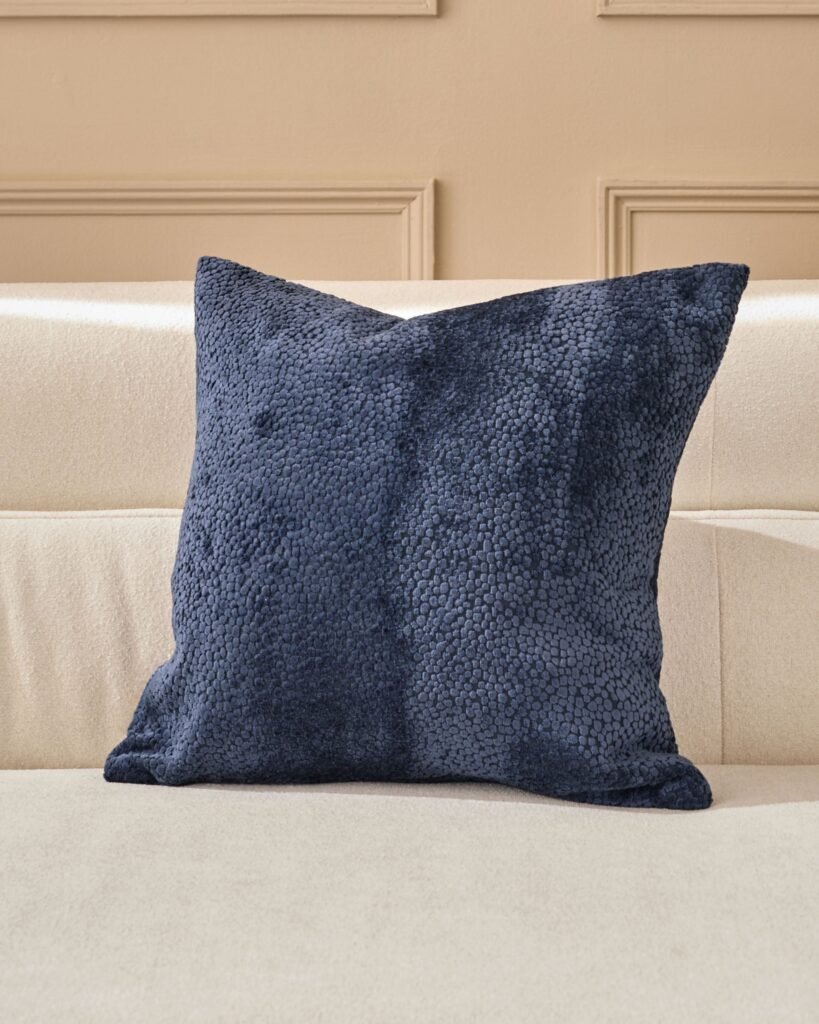 Dusk Harlene navy medium cushion Front