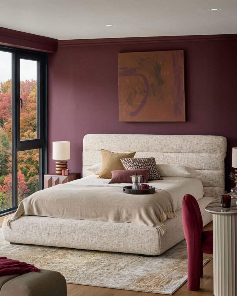 Hepworth natural chenille king size ottoman storage bed – Dusk Scotland Front