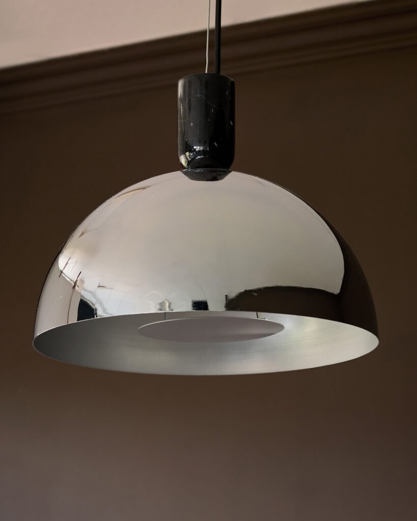 Louis Chrome Single Pendant – Dusk Front