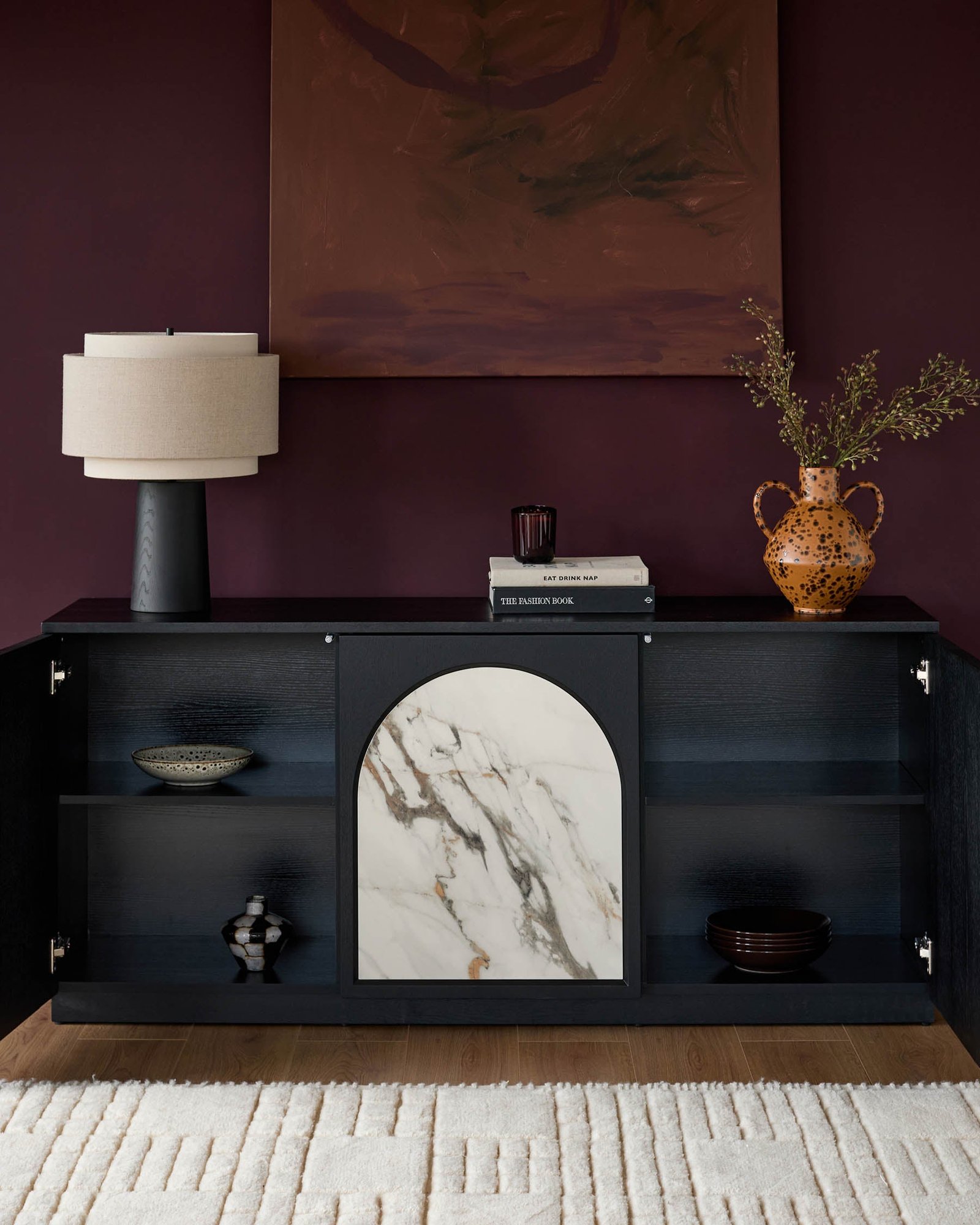 Archie natural Dusk ceramic large sideboard Side