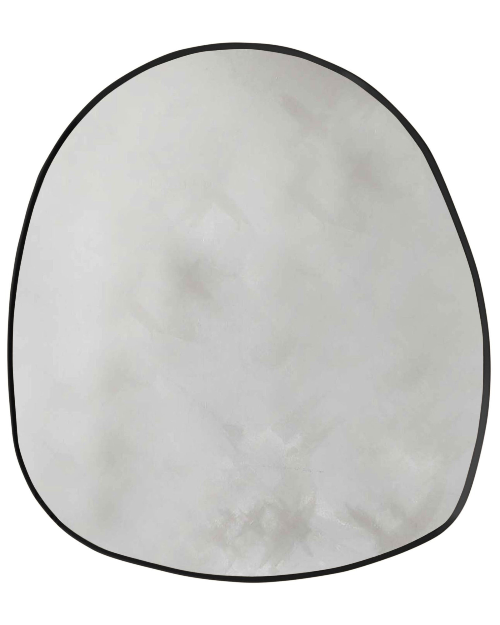Dusk Caspian black pebble wall mirror Side