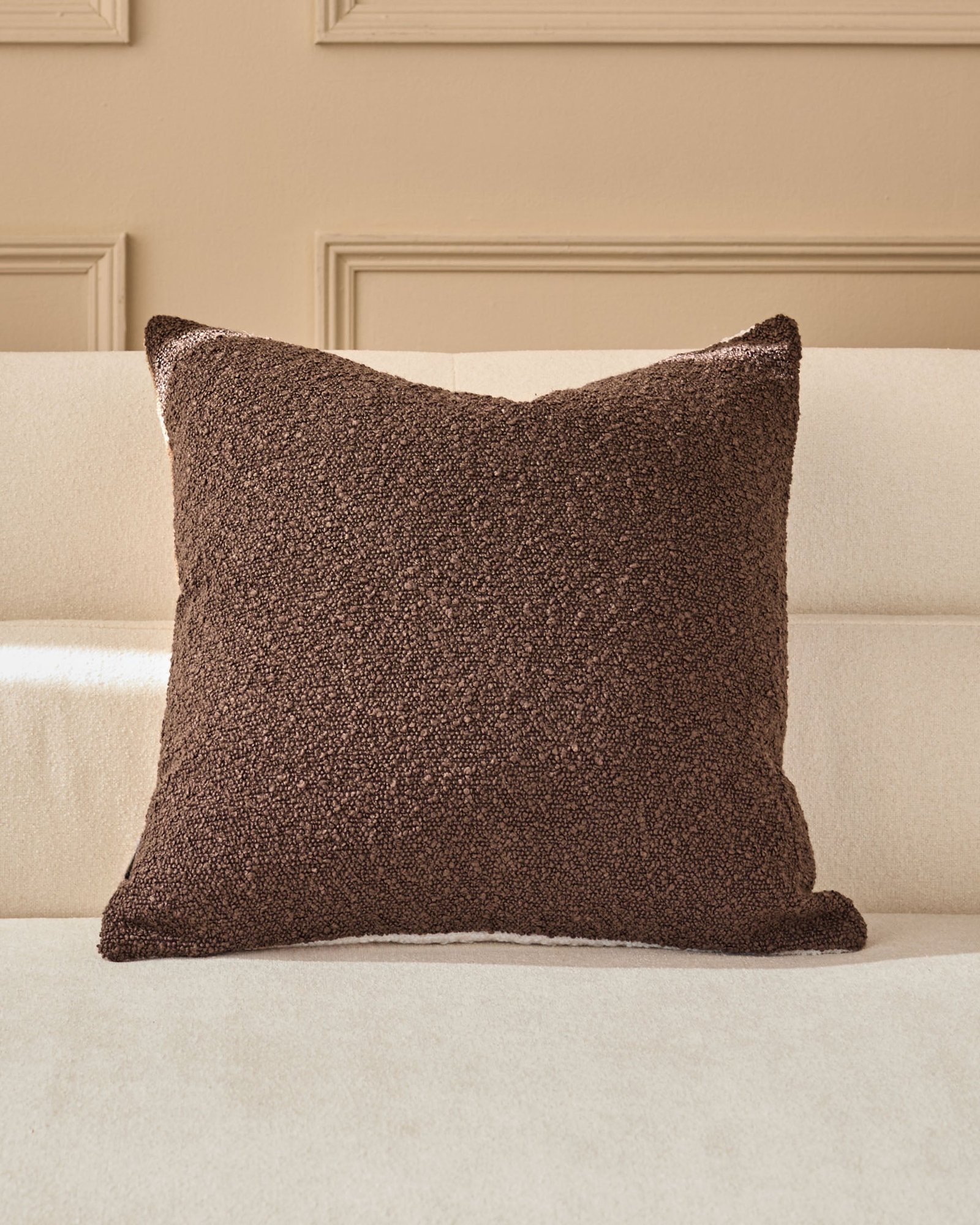 Dusk England Harmony natural medium cushion Back