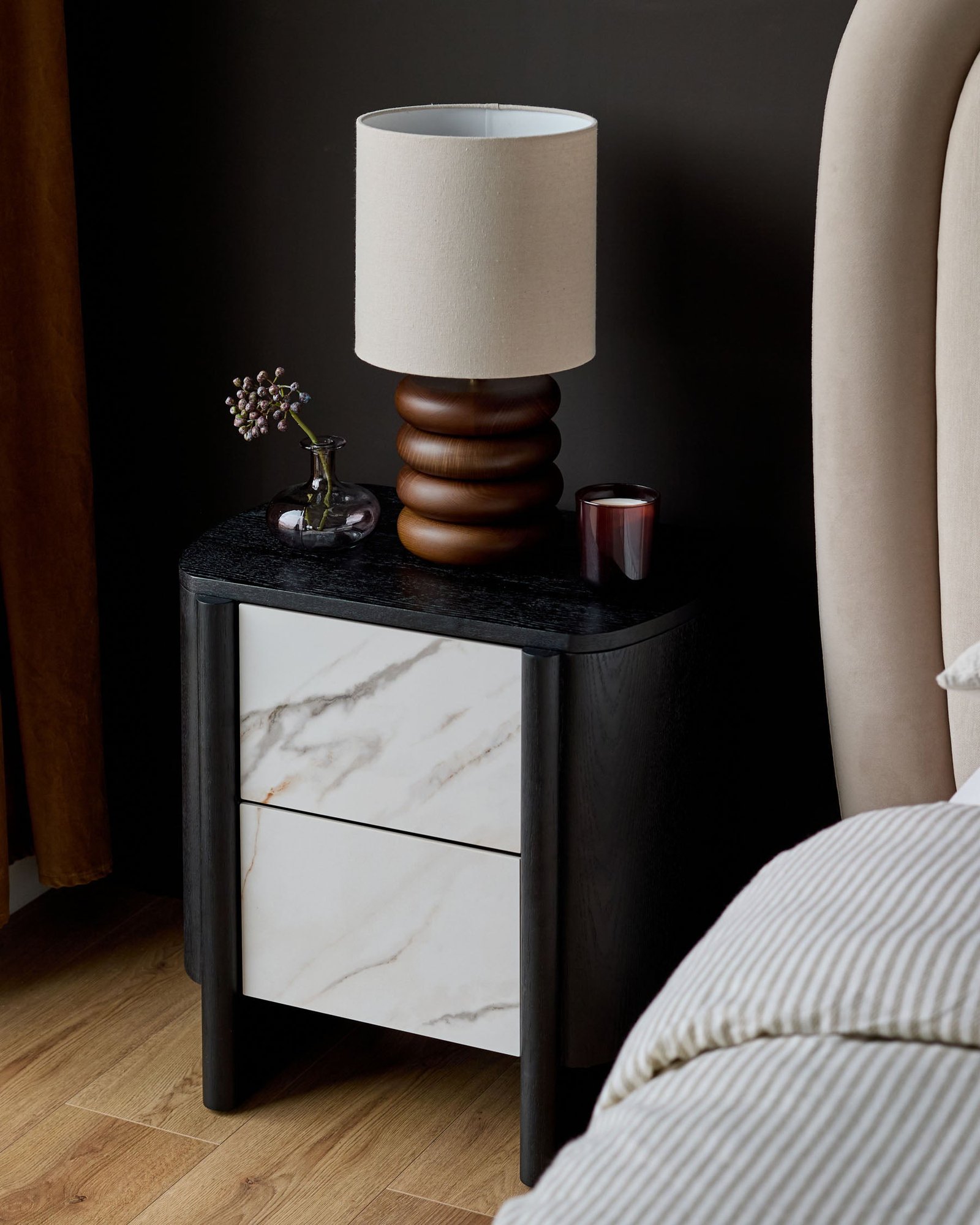Dusk Scotland Orlan natural ceramic bedside table Back