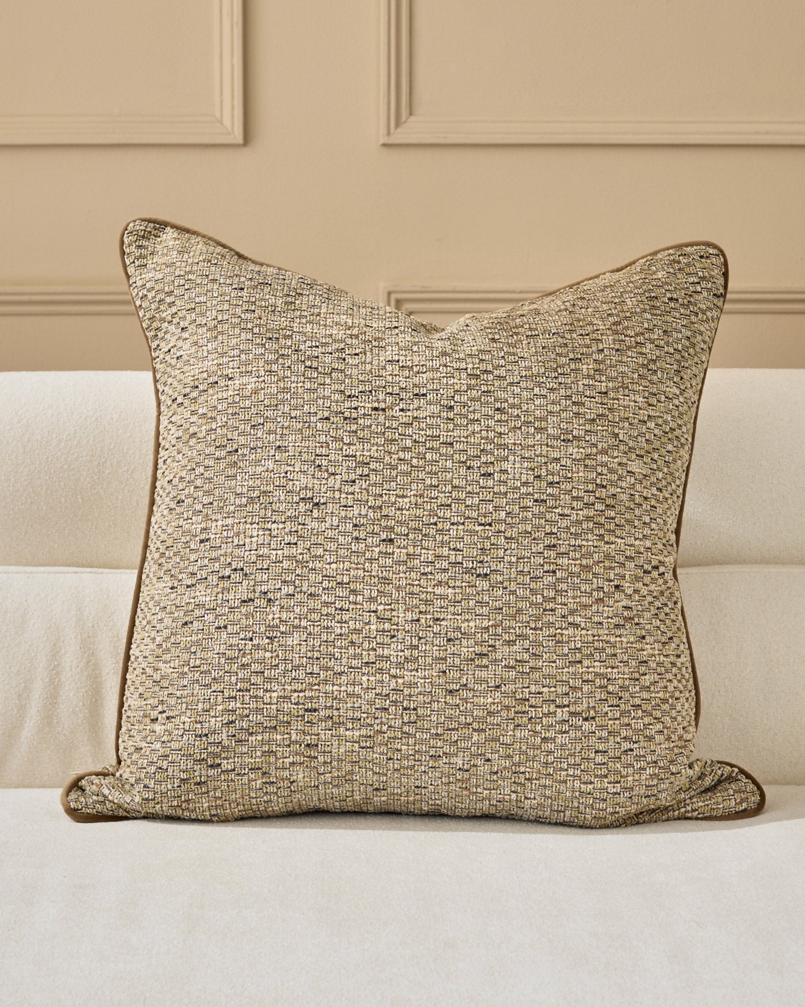 Fabian green large cushion – Dusk Front