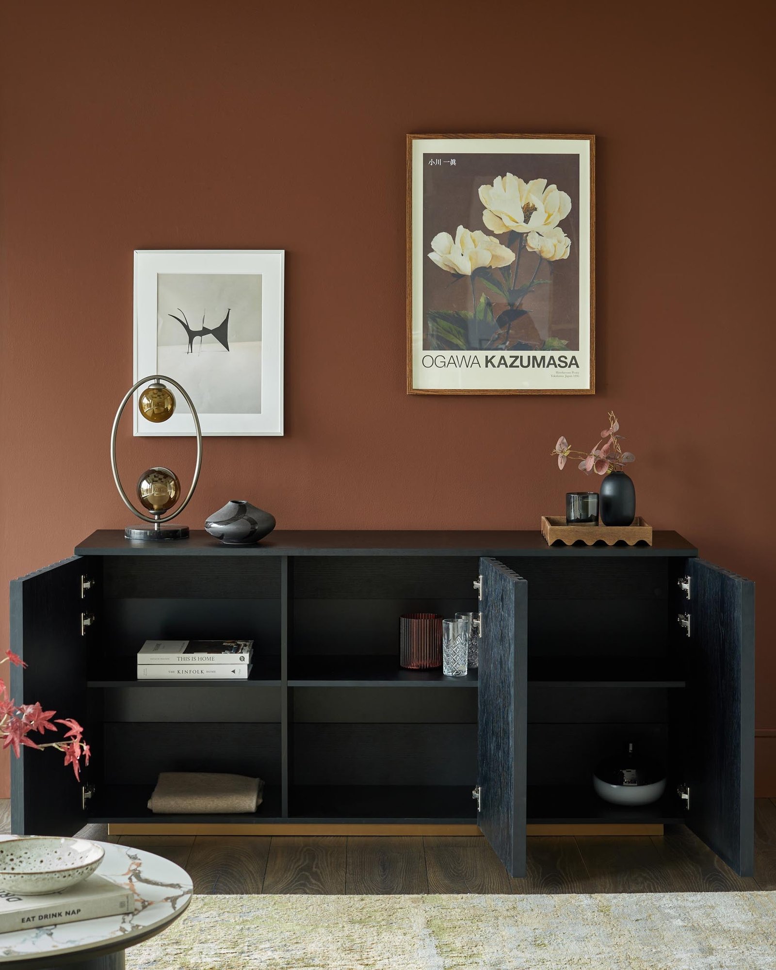 Holland black ash sideboard – Dusk Side