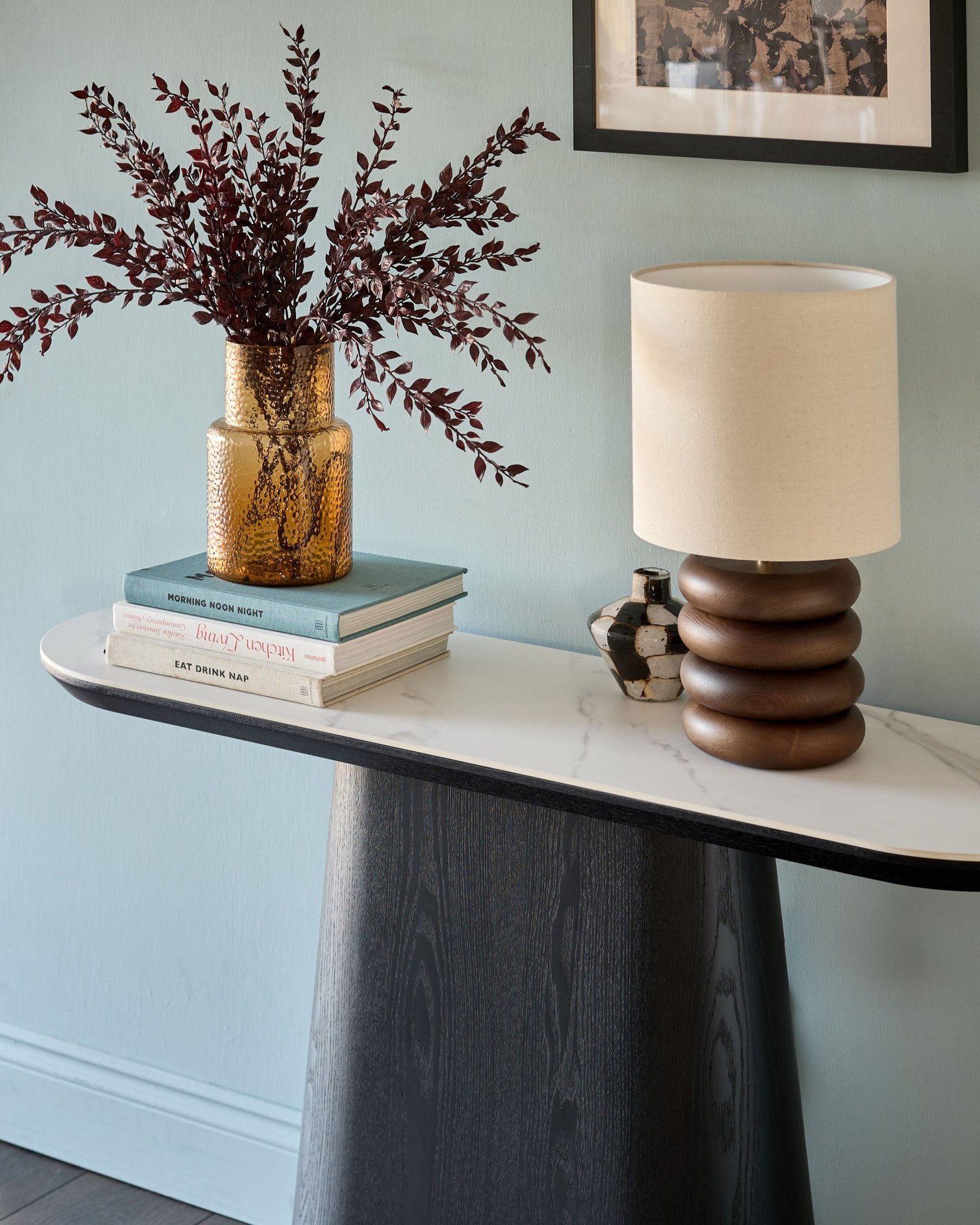Manhattan white Dusk Scotland ceramic console table Side