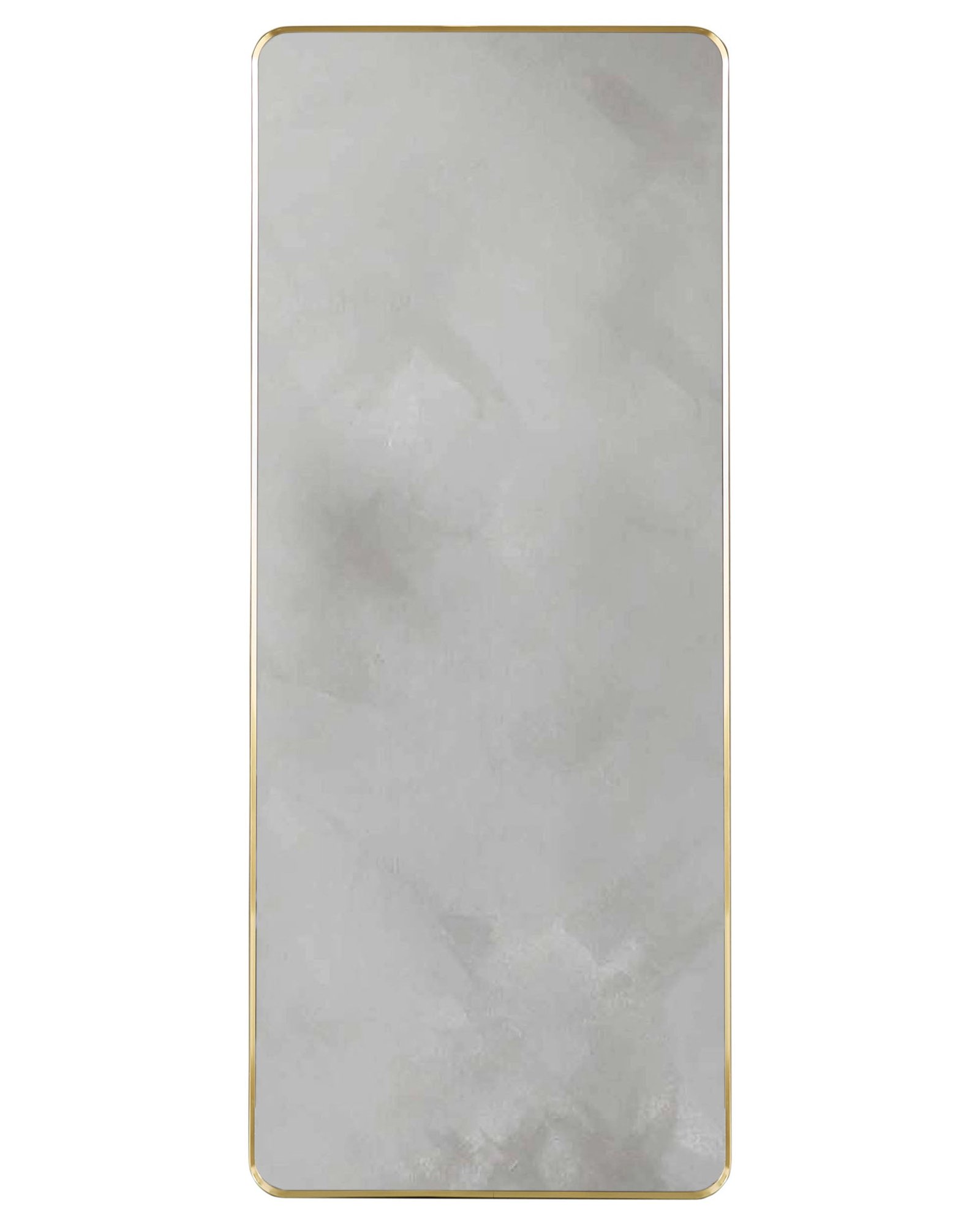 Yannis gold rectangular full length leaner mirror – Dusk England Side